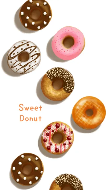 [LINE着せ替え] Sweet donutの画像1