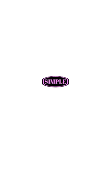 [LINE着せ替え] シンプルタグ 黒×ピンクの画像1
