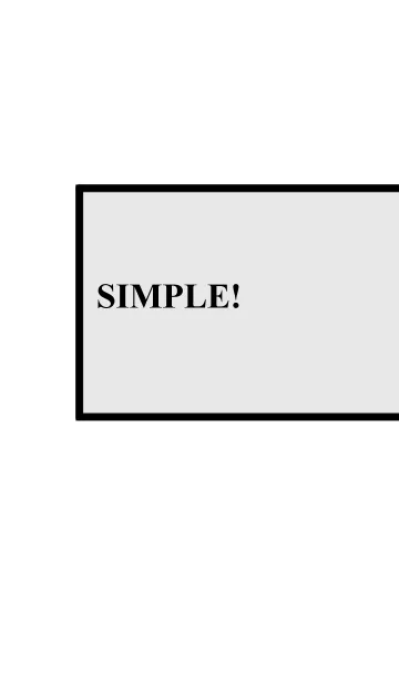[LINE着せ替え] SIMPLE！×グレーの画像1