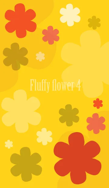 [LINE着せ替え] Fluffy flower 4の画像1