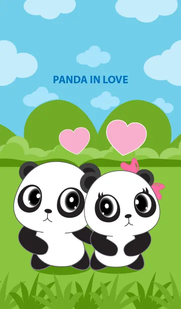 Panda in loveの着せ替えメイン画像