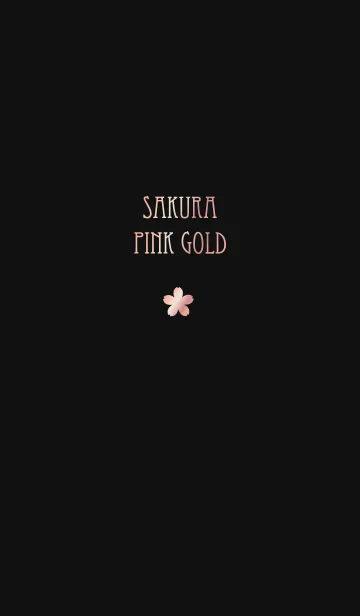 [LINE着せ替え] SAKURA_Pink Goldの画像1