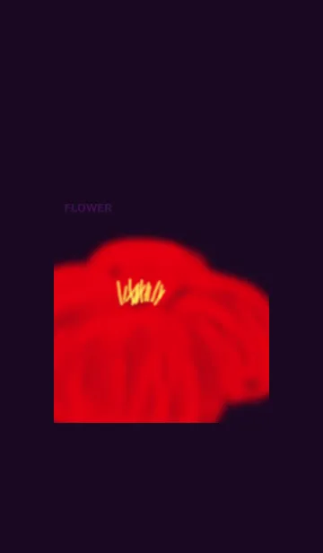 [LINE着せ替え] フラワー 赤の画像1