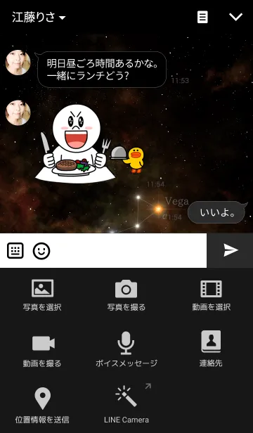 [LINE着せ替え] 星座 ＜こと座＞の画像4