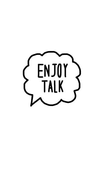 [LINE着せ替え] Enjoy talkの画像1
