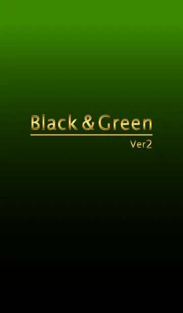 Black ＆ Green 2の着せ替えメイン画像