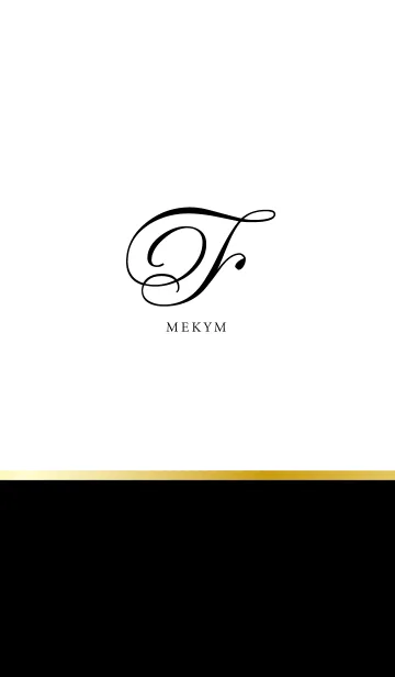 [LINE着せ替え] Initial F.の画像1