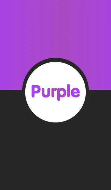 [LINE着せ替え] Simple Black ＆ Purple v.2の画像1