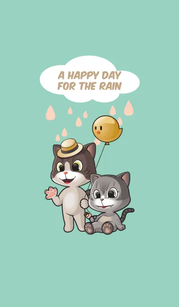 [LINE着せ替え] A happy day for the rainの画像1