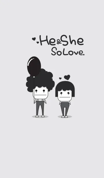 [LINE着せ替え] he＆she loveの画像1