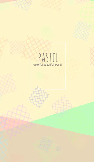 [LINE着せ替え] パステルカラー (スマイル)の画像1