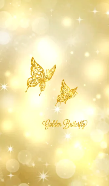[LINE着せ替え] Golden Butterfly～黄金蝶～の画像1