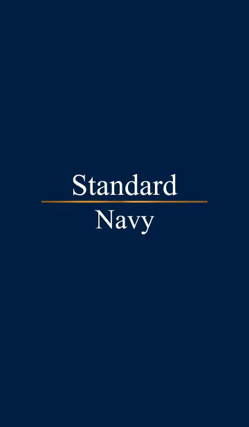 [LINE着せ替え] Standard Navyの画像1