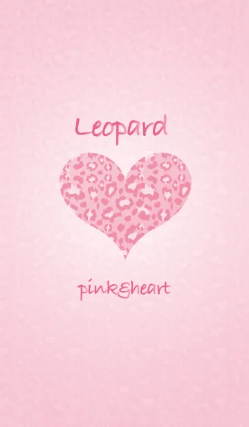 Leopard pink＆heartの着せ替えメイン画像