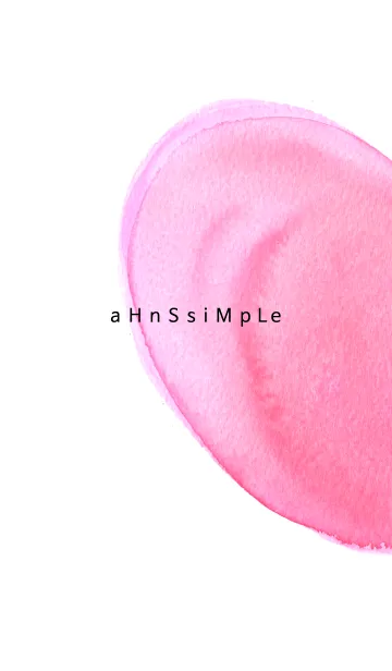 [LINE着せ替え] ahns simple_005_heart_leftの画像1