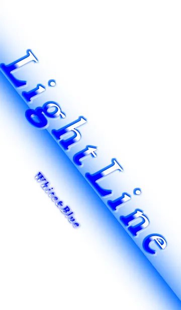 Light Line (Whit And Blue)の着せ替えメイン画像