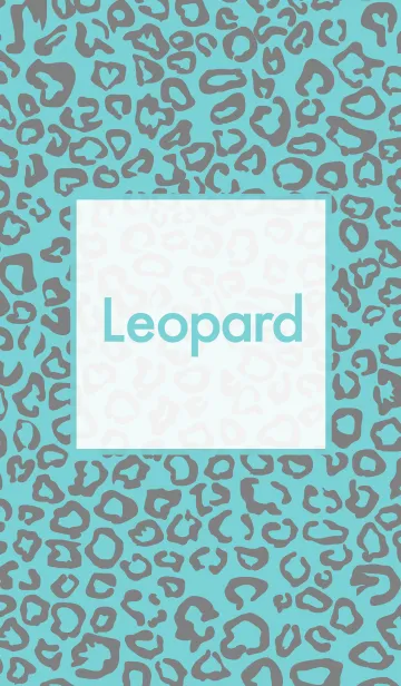 Leopard girly blueの着せ替えメイン画像