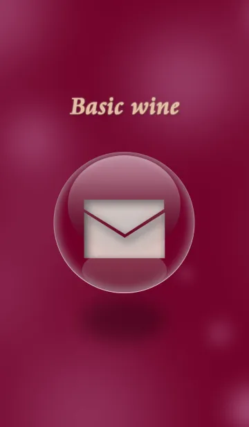 [LINE着せ替え] ベーシック ワインの画像1