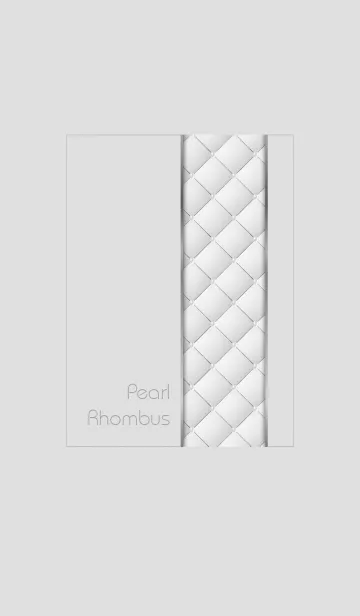 [LINE着せ替え] Pearl Rhombus-Blackの画像1