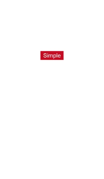 Simple style redの着せ替えメイン画像