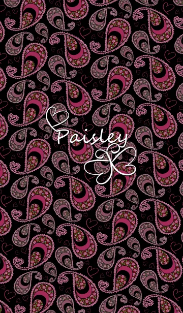 [LINE着せ替え] Paisley -Pink-の画像1