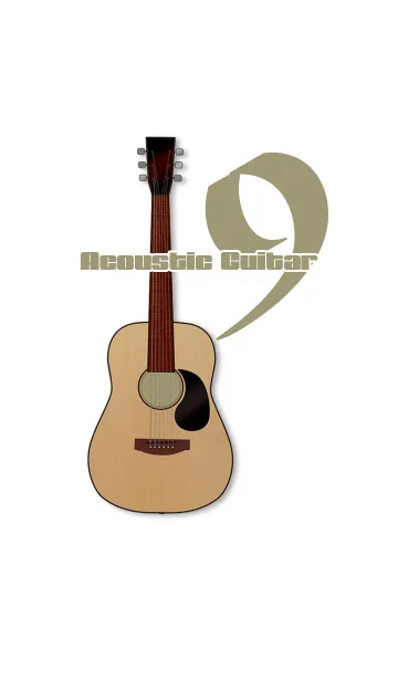 [LINE着せ替え] Guitar-acoustic9-の画像1