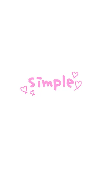 [LINE着せ替え] シンプルなピンクの画像1