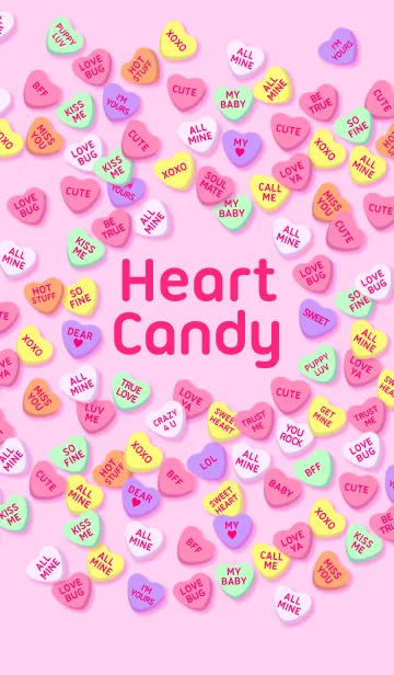 [LINE着せ替え] Heart Candyの画像1