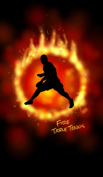 [LINE着せ替え] Fire Table Tennisの画像1