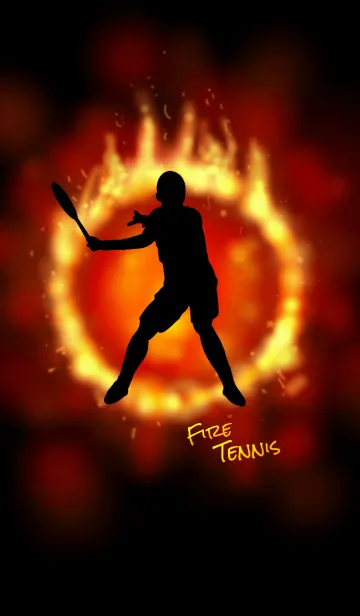[LINE着せ替え] Fire Tennisの画像1