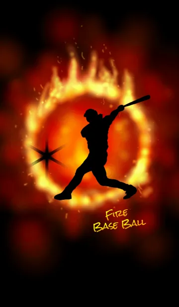 [LINE着せ替え] Fire Baseballの画像1