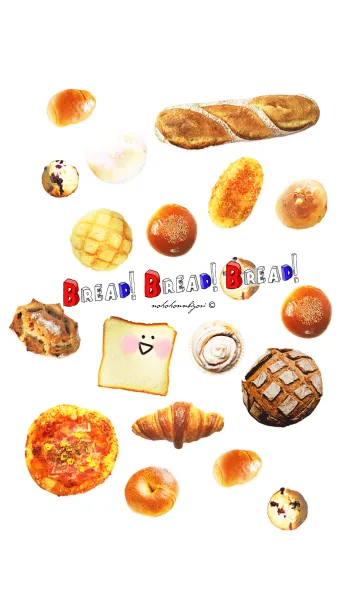 [LINE着せ替え] 大好きパンの画像1