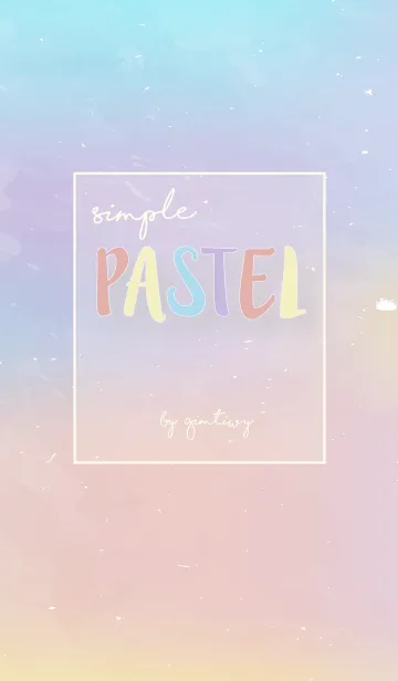 [LINE着せ替え] Simple pastel 1の画像1
