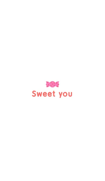 'Sweet you' simple themeの着せ替えメイン画像