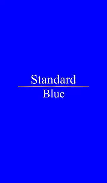 [LINE着せ替え] Standard Blueの画像1