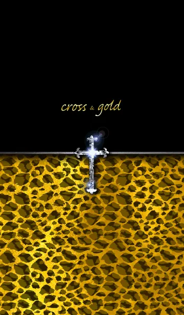 [LINE着せ替え] 十字架＆ゴールドの画像1