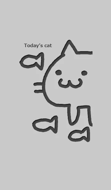 [LINE着せ替え] 今日のネコの画像1