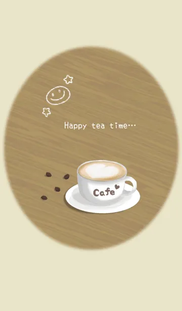 [LINE着せ替え] "happy tea time"の画像1