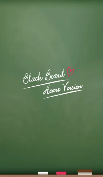 [LINE着せ替え] Black Board Heart Version.の画像1