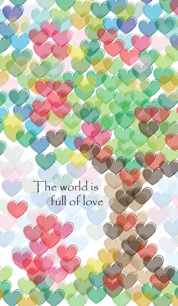 [LINE着せ替え] The world is full of loveの画像1