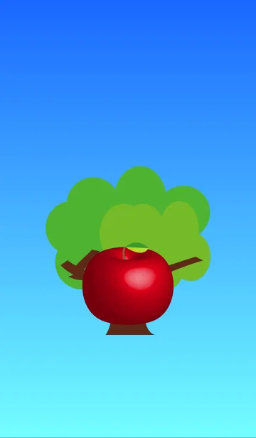 [LINE着せ替え] 気(木)になるりんごの画像1