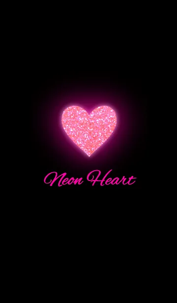 [LINE着せ替え] Neon Heart .の画像1