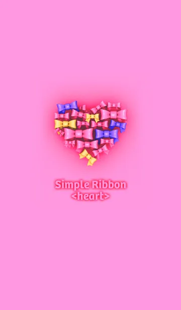 Simple Ribbon <heart>の着せ替えメイン画像