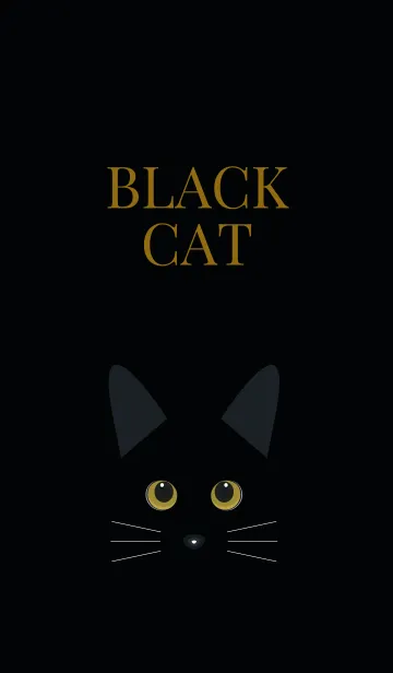 [LINE着せ替え] BLACK CAT(simple)の画像1