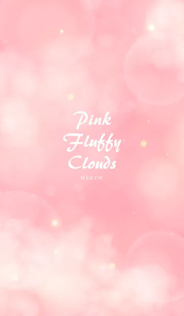 [LINE着せ替え] Pink Fluffy Cloudsの画像1