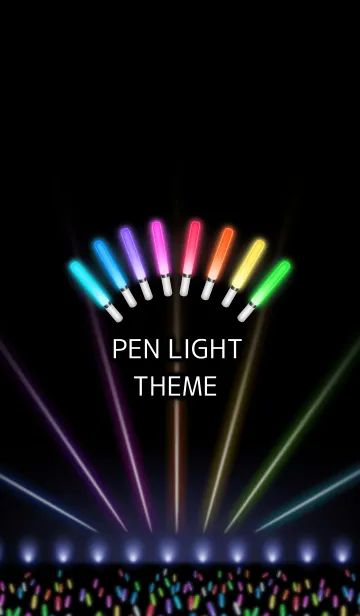 [LINE着せ替え] Pen Light Themeの画像1