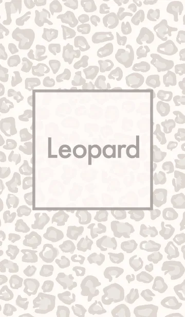 Leopard ivoryの着せ替えメイン画像