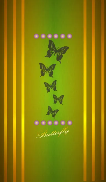 [LINE着せ替え] A simple butterfly butterfly 5の画像1