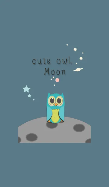[LINE着せ替え] Cute Owl. Moonの画像1