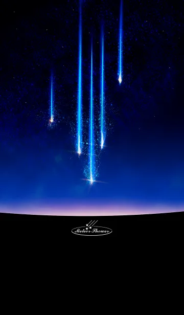 [LINE着せ替え] Meteor Shower -流星群-の画像1